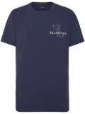 Billionaire logo-embroidered cotton T-shirt - Blue