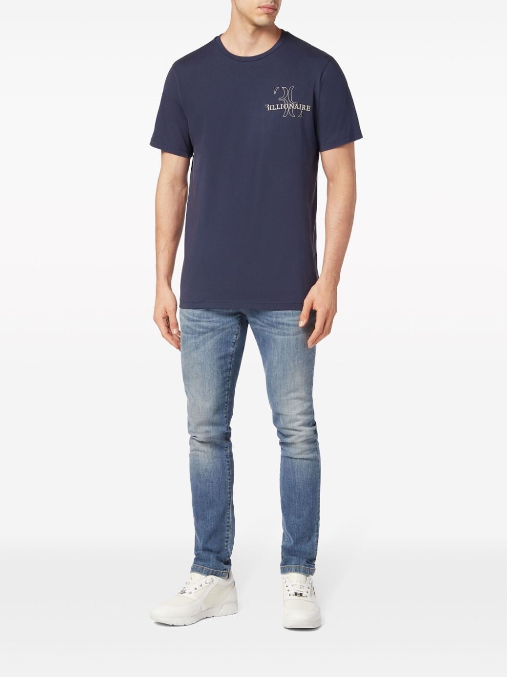 Billionaire "T-shirt Round Neck SS" Blauw