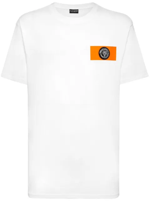Plein Sport SS logo-patch cotton T-shirt