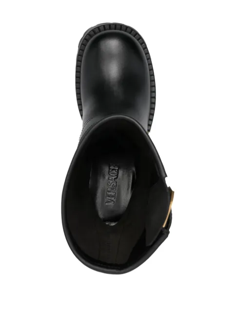 Versace Medusa-embossed leather boots 10124911A02254 - 3
