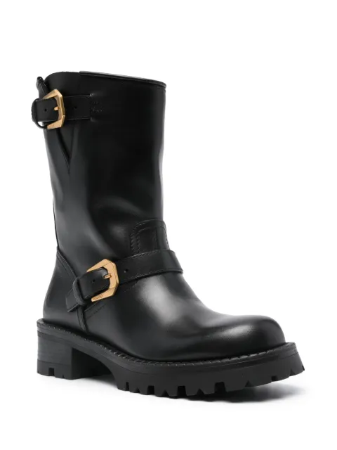 Versace Medusa-embossed leather boots 10124911A02254 - 1