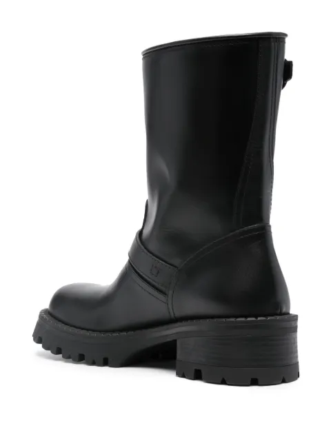 Versace Medusa-embossed leather boots 10124911A02254 - 2