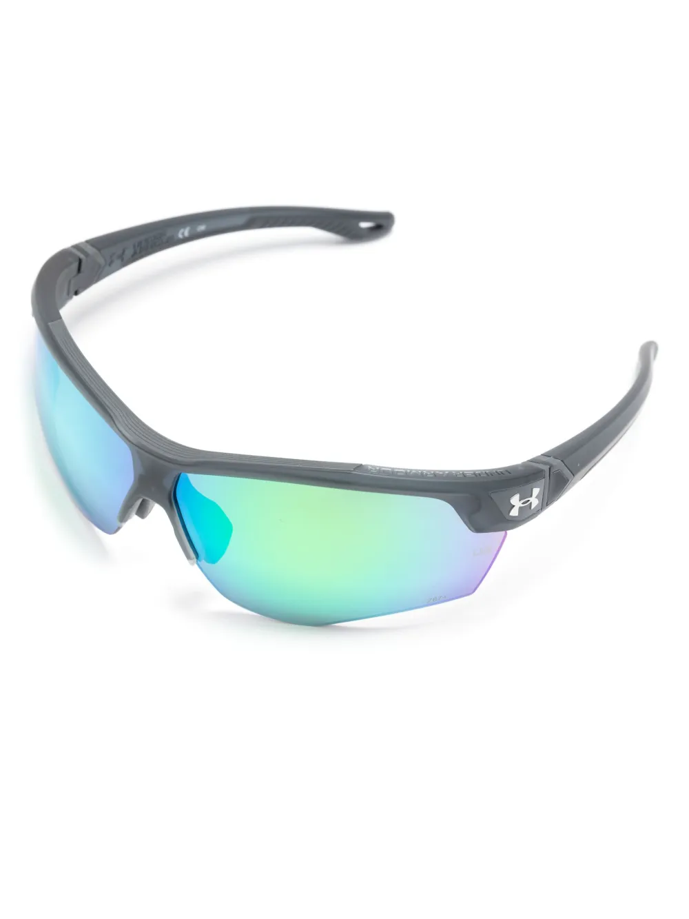 Óculos De Sol Spy Overhaul XL - Retangular, Preto Fosco Com Lentes Cinza/Verde