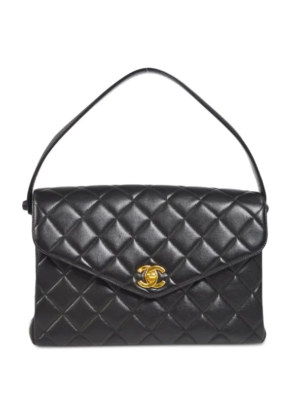 Chanel Pre-owned 1980s CC Diamond-Quilted Shoulder Bag