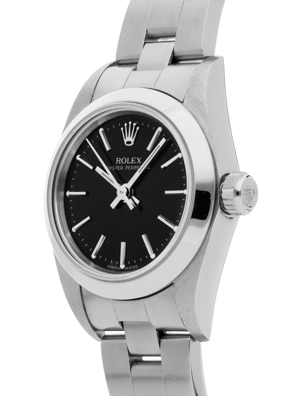 Rolex pre-owned Oyster Perpetual 24mm - Zwart