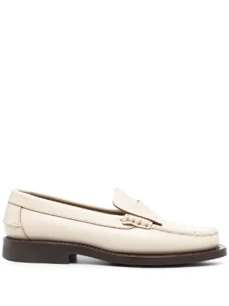 Hereu Sineu パネル レザーローファー - Farfetch