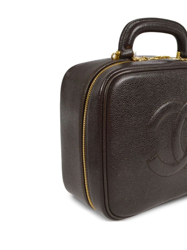 Chanel Pre-owned 1997 CC Vanity Handbag - Black