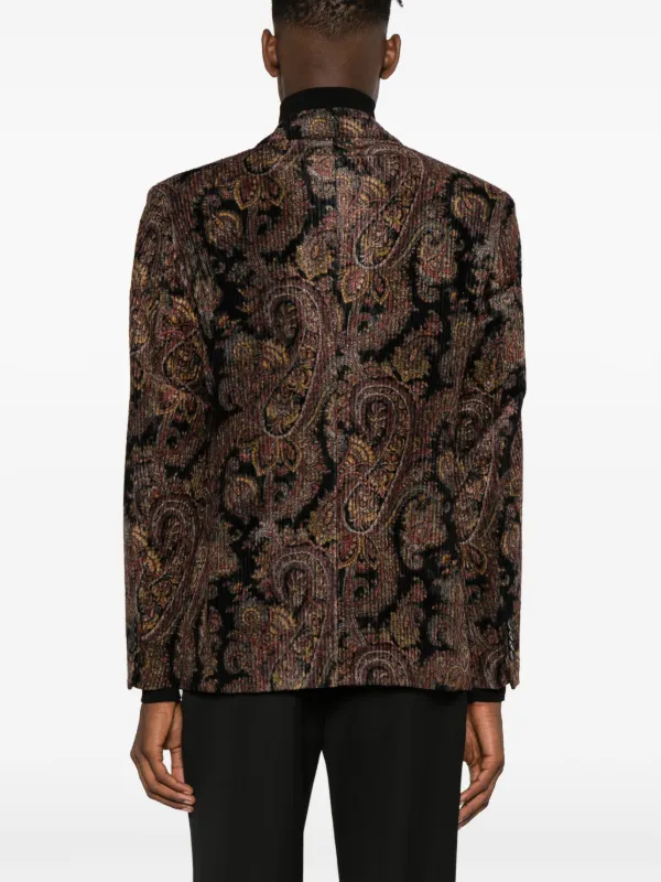 ETRO ペイズリー コーデュロイジャケット - Farfetch