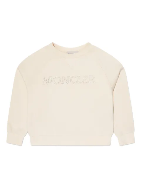 Moncler Enfant logo-embellished cotton sweatshirt