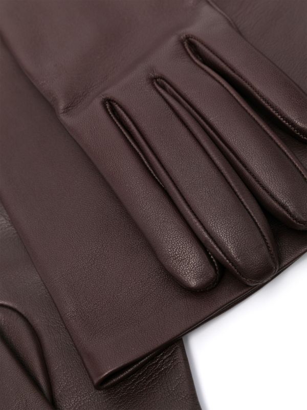 The Row Simon Leather Gloves Farfetch