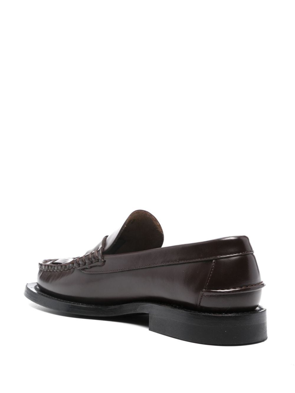 Hereu Nombela woven leather loafers Brown