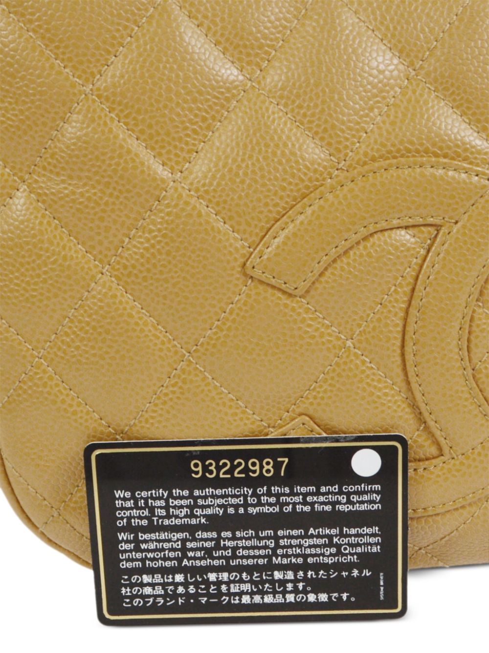 Affordable HOT SALE CHANEL 2005 CC diamond-quilted shoulder bag Women