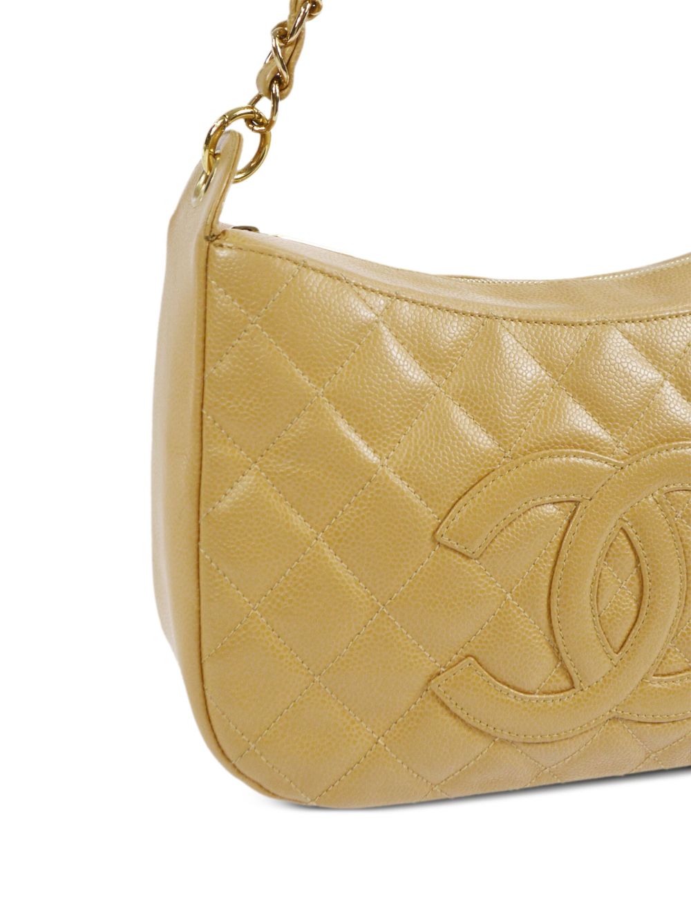 Affordable HOT SALE CHANEL 2005 CC diamond-quilted shoulder bag Women