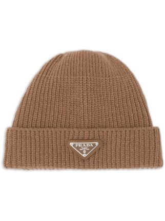 Prada ribbed sale beanie