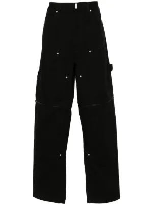 VTMNTS Vetement カーゴパンツ VETEMENTS ワイド カーゴパンツ | ブラック | FARFETCH JP