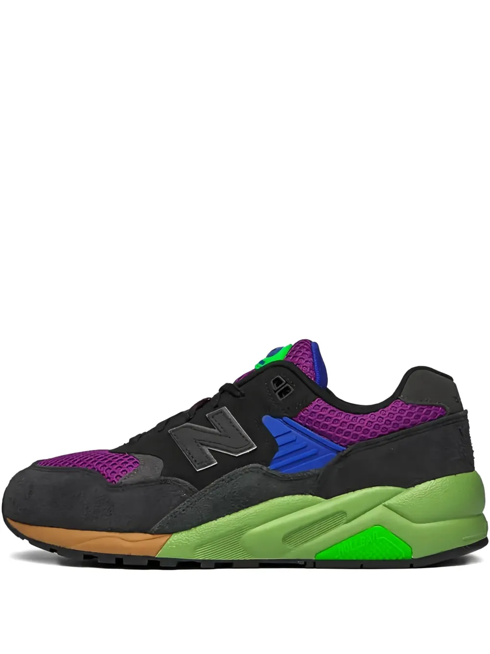 New Balance 580 "Phantom/Purple Punch/Green" sneakers | Black | Image 1