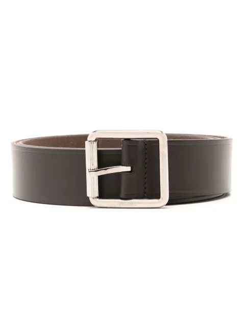 Ferragamo logo-stamp leather belt