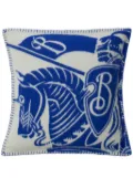 Burberry EKD-jacquard wool cushion - White