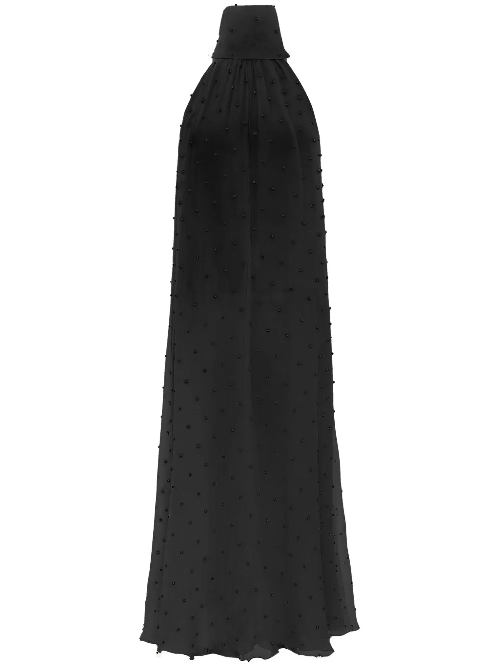 Azeeza Atwood Chiffon Midi Dress In Black