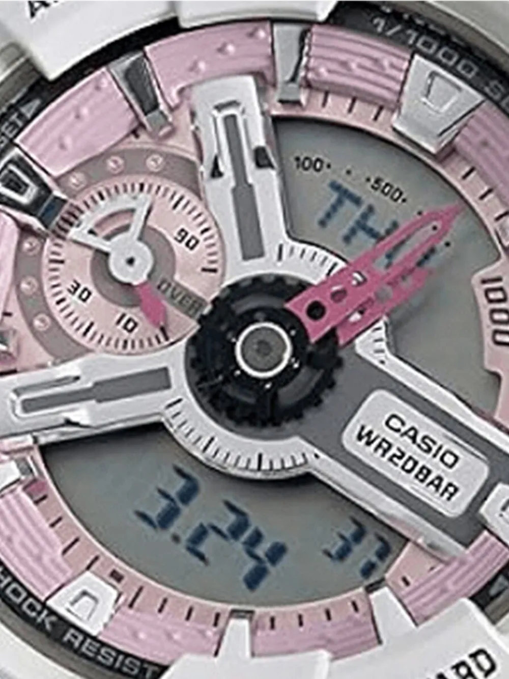 G-Shock "Resin Analog-Digital ""GMA-S100 SERIES"" horloge" - Roze