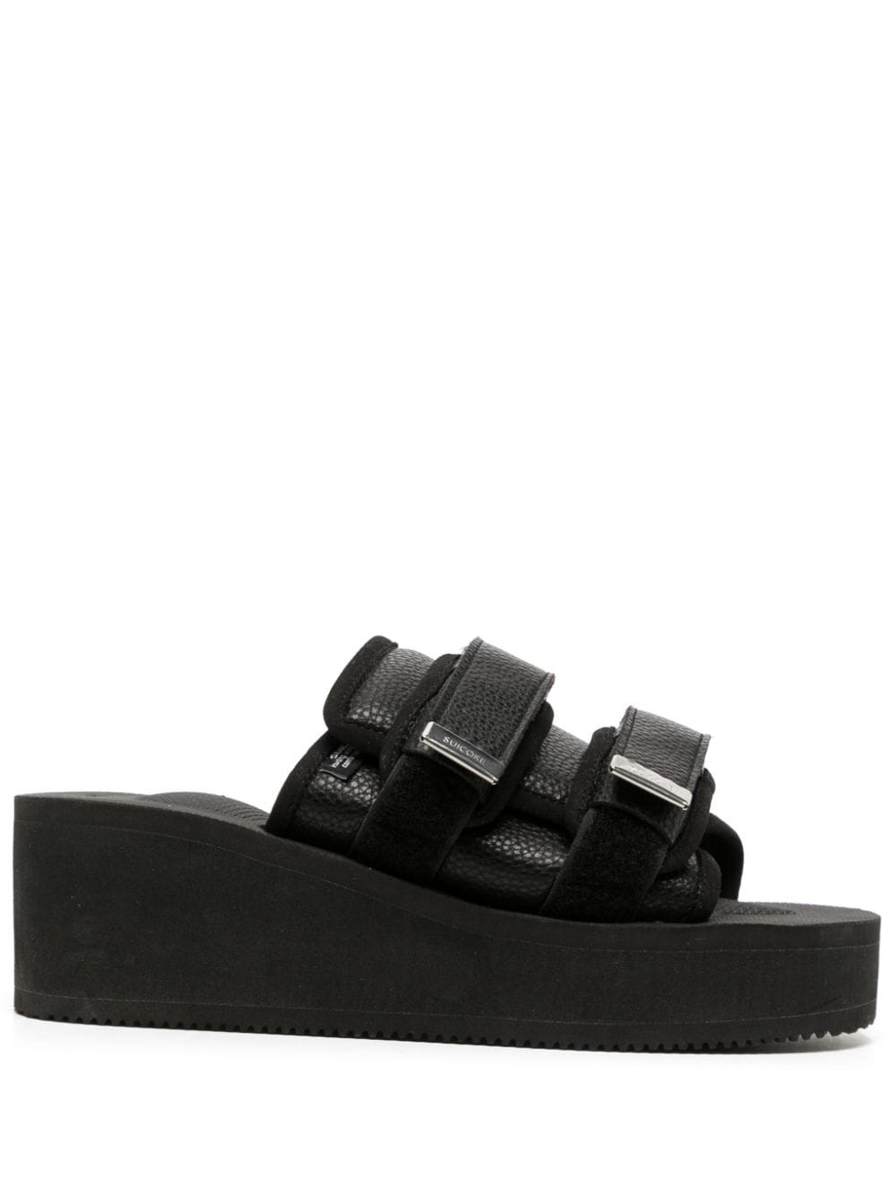 Image 1 of Suicoke Moto Acab 65mm faux-leather sandals