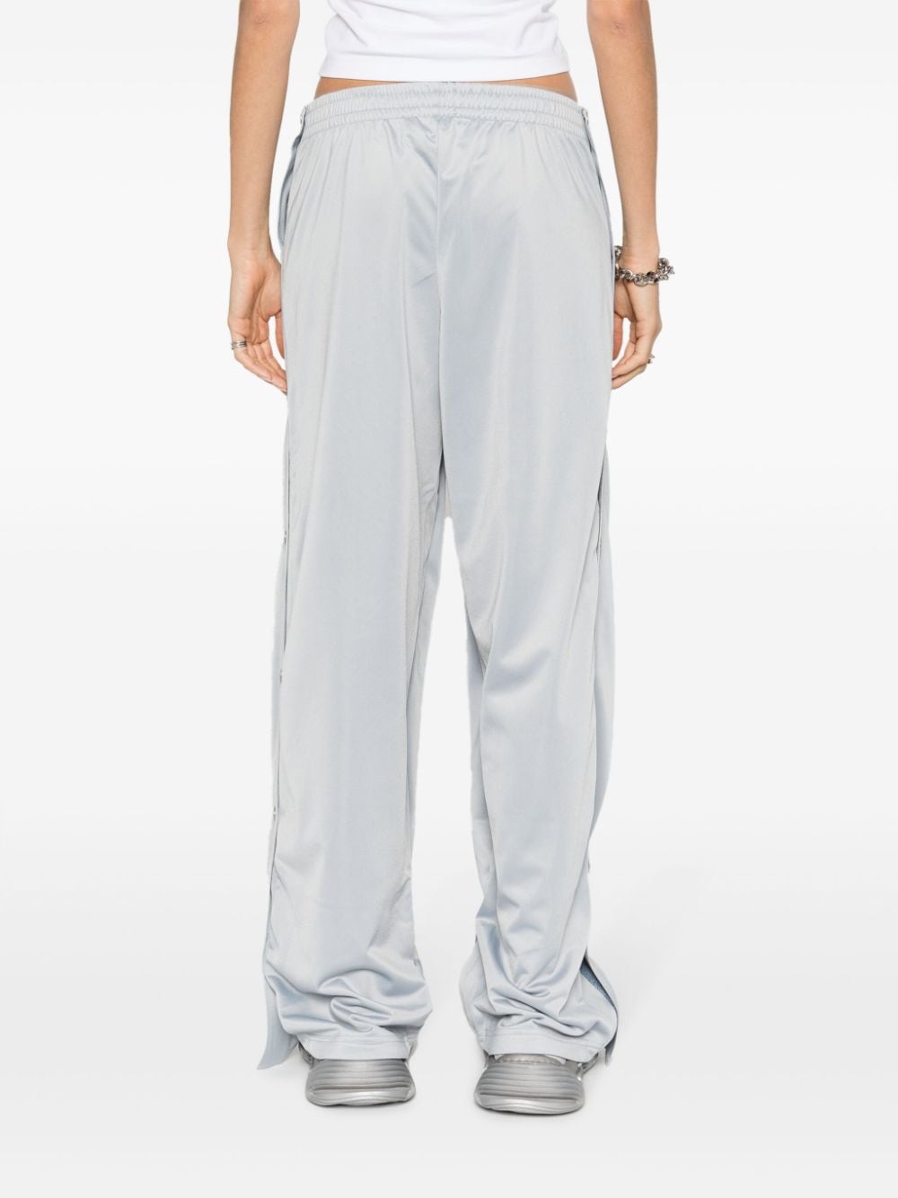 Shop Y/project Layered Buttoned Track Pants In Grey