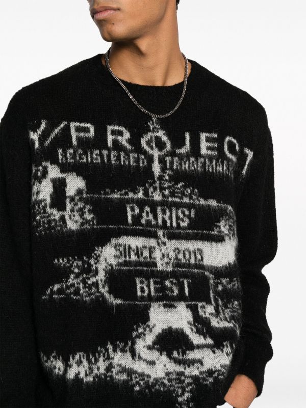 Y/Project ロゴインターシャ セーター - Farfetch