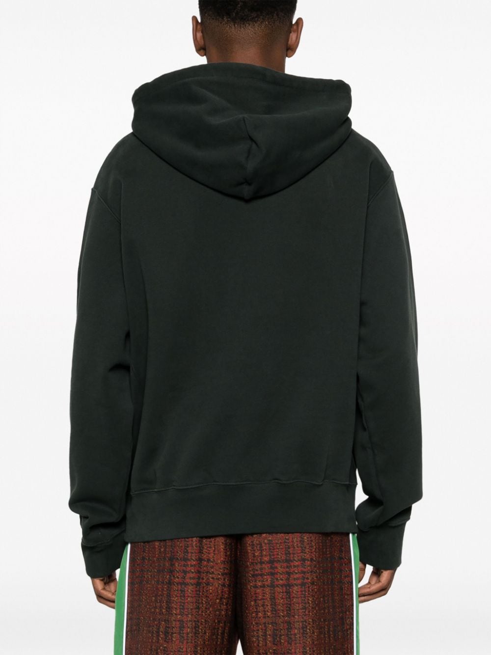 Shop Heron Preston Censored Graphic-print Cotton Hoodie In Green