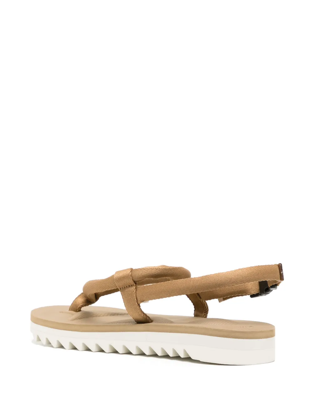 Shop Suicoke Kat-3 Slingback Sandals In Brown