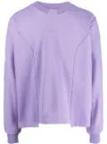 Off Duty Futur logo-embroidered cotton sweatshirt - Purple