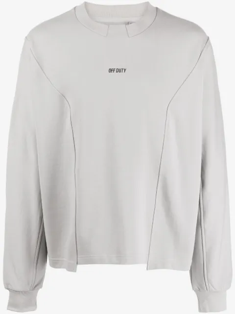 Off Duty Futur logo-embroidered cotton sweatshirt