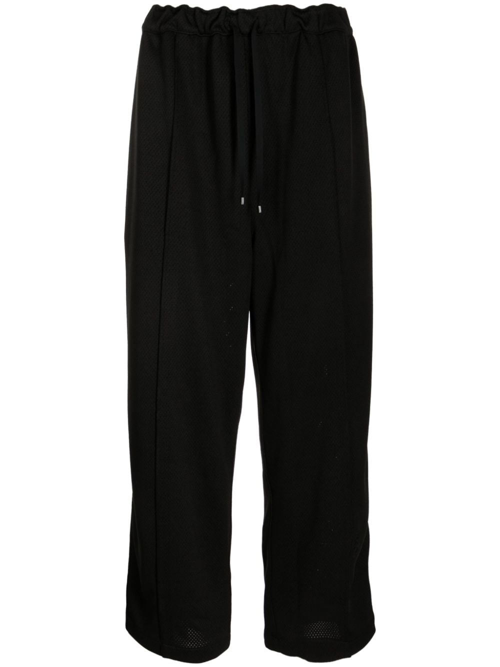 Off Duty Paak Mesh-design Track Trousers In Black