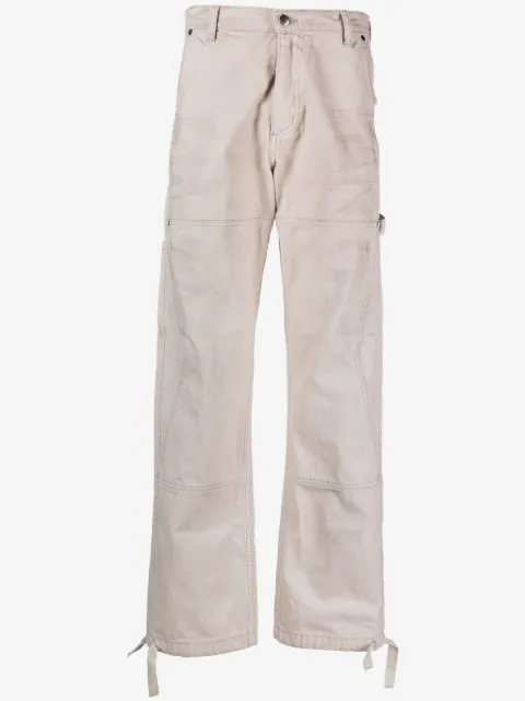 RHUDE pantalones con motivo chevron