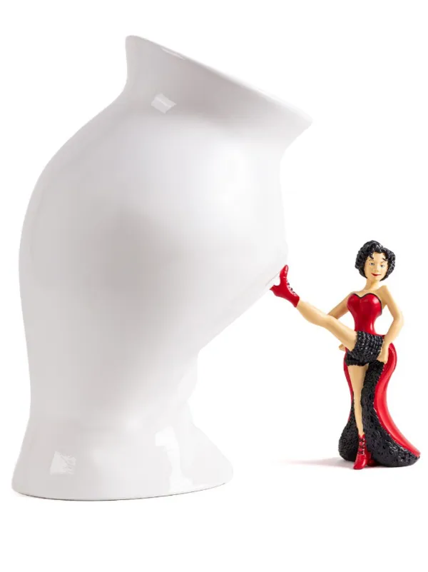 Seletti Circus ポーセリン フラワーベース 28.5cm | ニュートラル