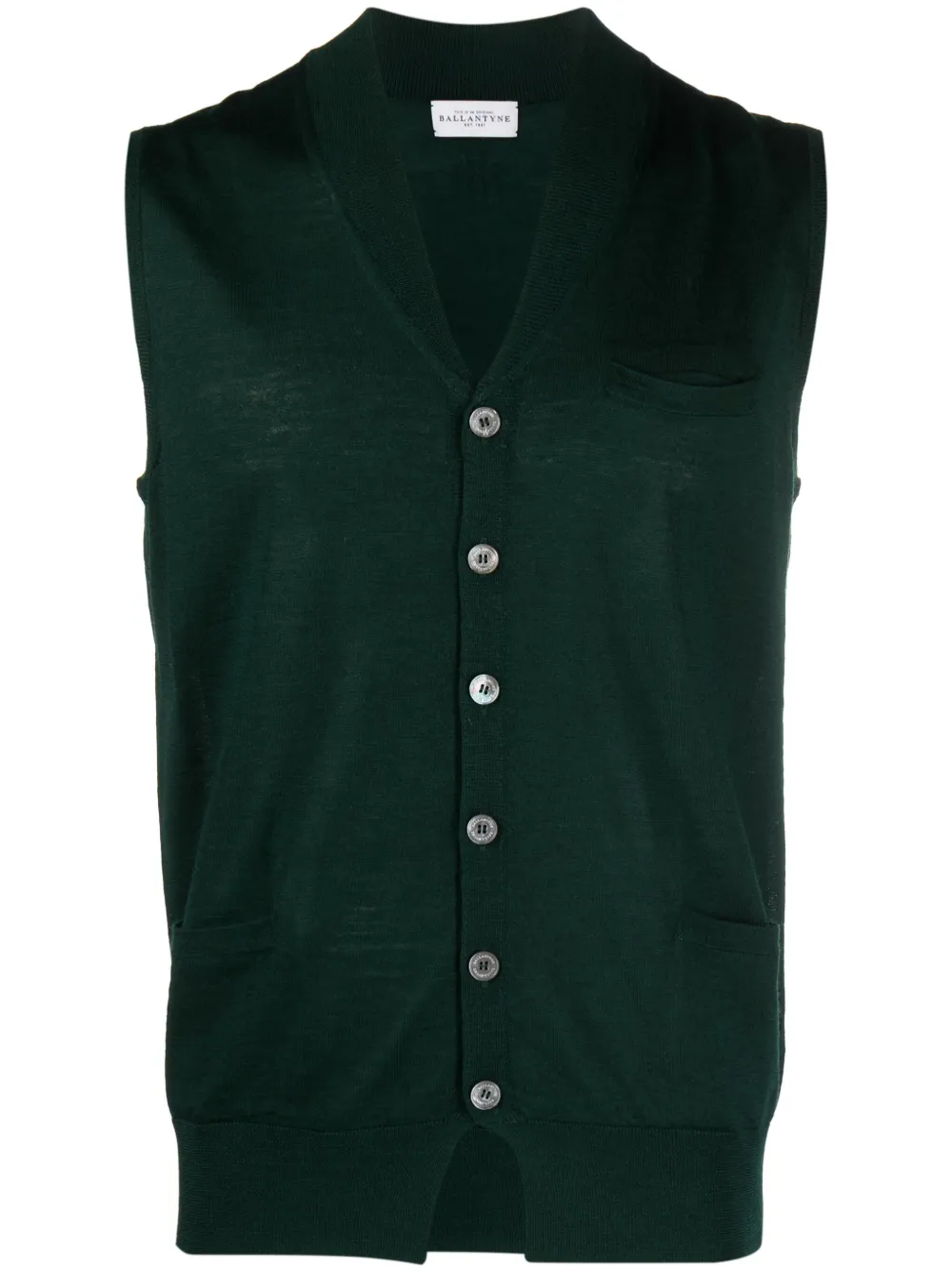Ballantyne Basolan wollen gilet Groen