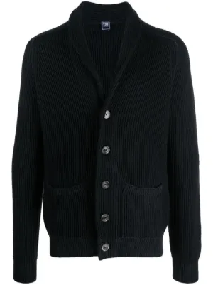 AMBUSH パッチワークニット カーディガン | ブラック | FARFETCH JP