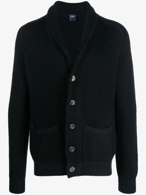 Fedeli ribbed-knit merino-wool cardigan