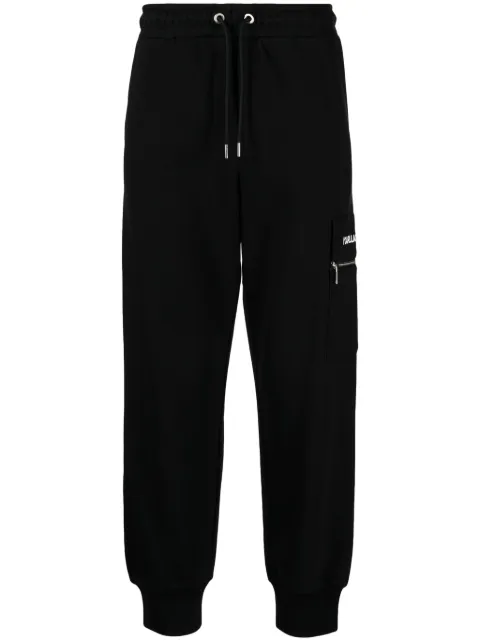 Karl Lagerfeld logo-print organi cotton-blend pant