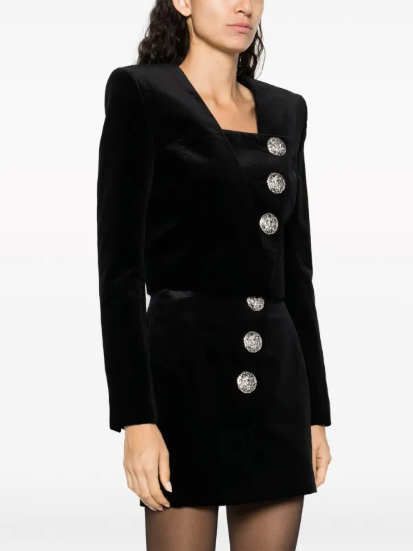 Balmain clearance velvet jacket