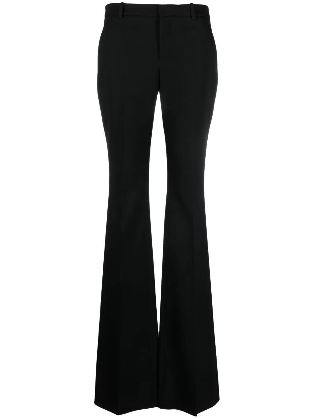 Saint Laurent tailored wool flared trousers Zwart