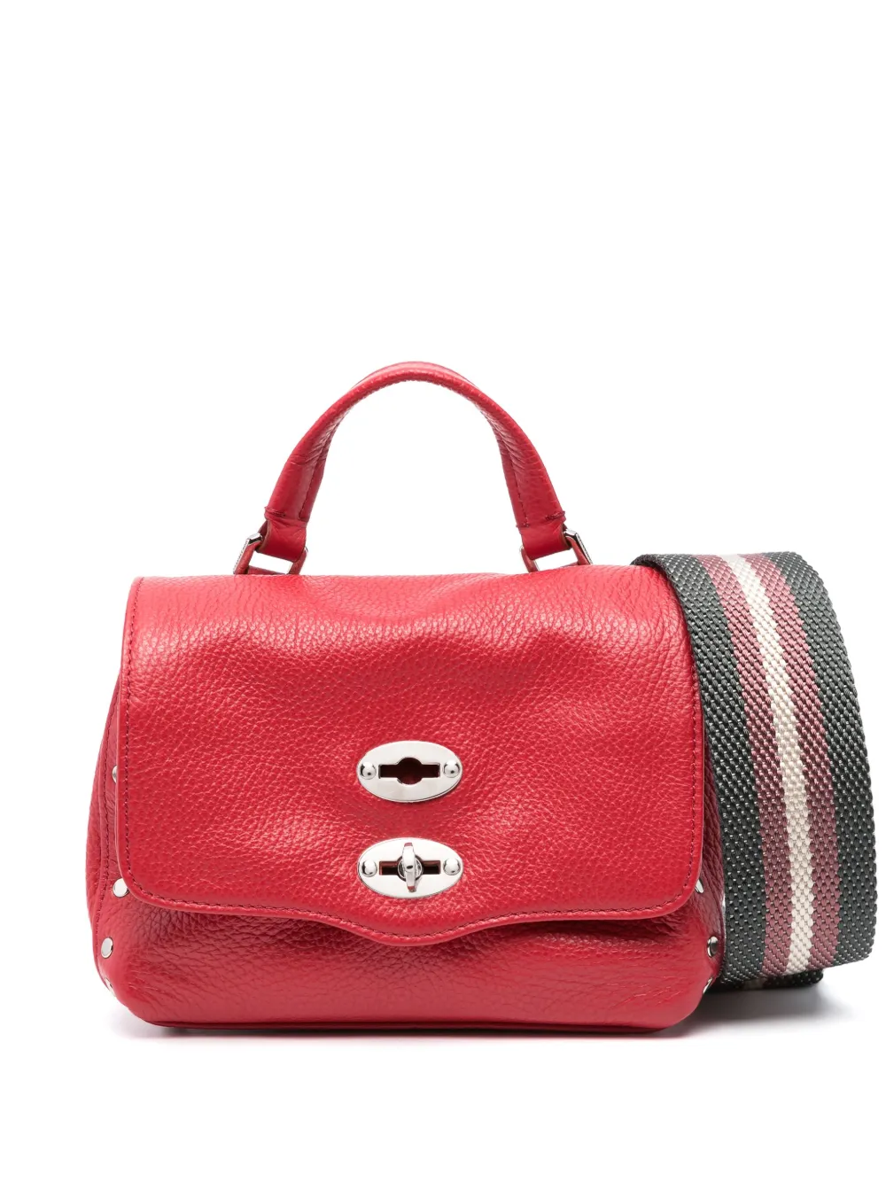 Zanellato Postina leather tote bag Rood