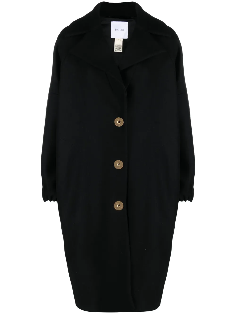 PATOU ELLIPTIC WOOL-BLEND COAT