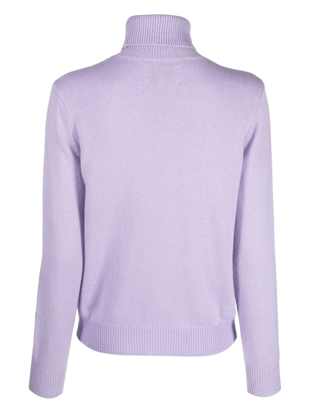 MC2 Saint Barth logo-embroidered ribbed-knit jumper - Paars