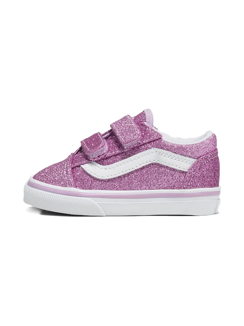 Vans Kids glitter touch-strap trainers - Roze