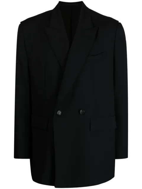 SONGZIO layered double-breasted blazer