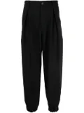 SONGZIO Volume pleated track pants - Black