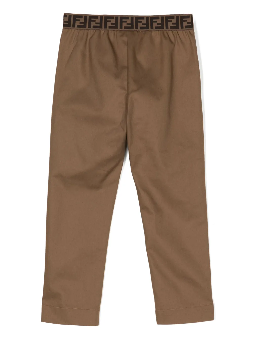 Ff-Print Straight-Leg Trousers