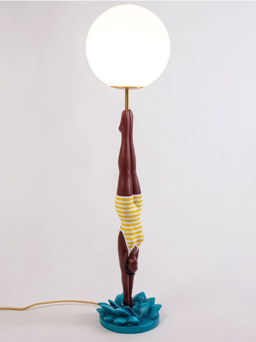 Seletti Lady Diver Table Lamp In Multicolour