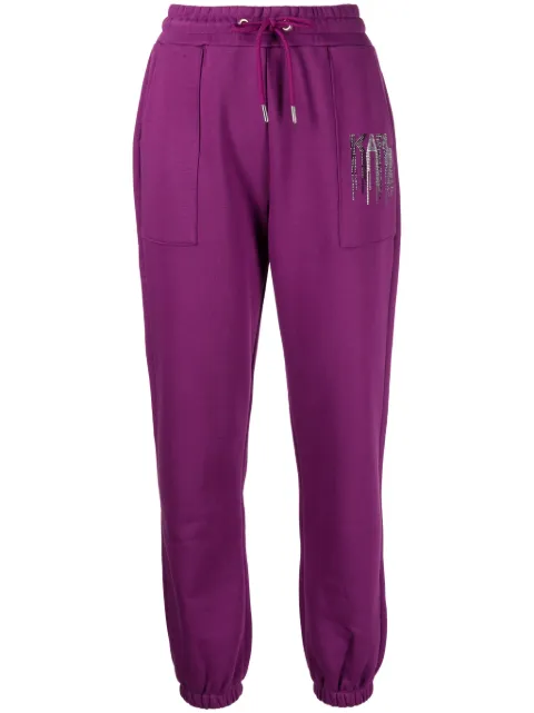 Karl Lagerfeld pants con detalles del logo