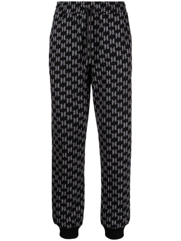 Karl Lagerfeld monogram-pattern Track Pants - Farfetch